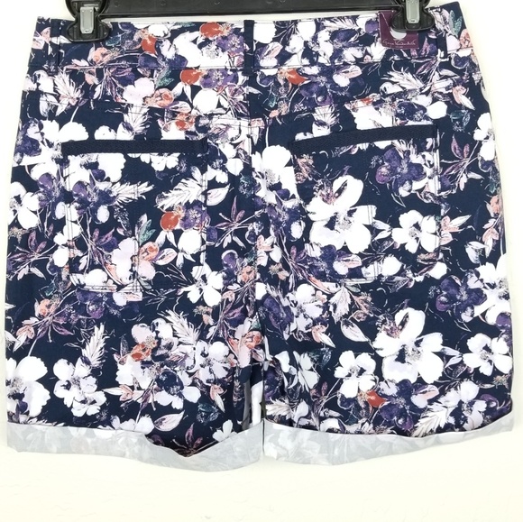 Gloria Vanderbilt All Around Slimming Shorts Sz 8 - Picture 2 of 6